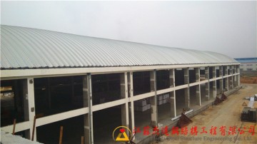 大跨度(25m~38m跨)拱形屋頂